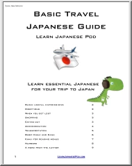 Basic Travel Japanese Guide, Learn Japanese Pod