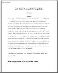 Seth Anziska - Arab Israeli Wars and US Foreign Policy