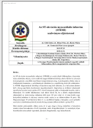 Az ST-elevációs myocardialis infarctus, STEMI szabványos eljárásrend