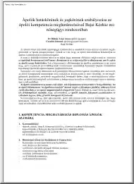 Ápolók hatáskörének és jogkörének szabályozása az ápolói kompetencia meghatározásával