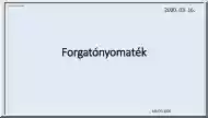 Forgatónyomaték