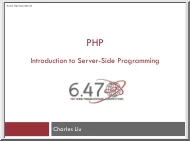 Charles Lius - Introduction to Server-Side Programming, PHP