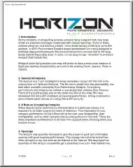 Horizon Flight Characteristics