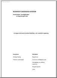Ring Bence - A magyar cukrászati termékek fejlődése a 18. századtól napjainkig