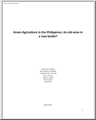 Tiongco-Espaldon-Guzman - Green Agriculture in the Philippines, An Old Wine in a New Bottle