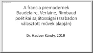 Dr. Hauber Károly - A francia