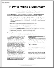 John-Christine - How to Write a Summary