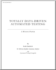 Keith Zambelich - Totally data driven automated testing