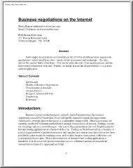 Kumar-Feldman - Business Negotiations