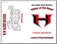 Hillcrest High School, Student Handbook