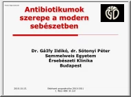 Antibiotikumok szerepe a modern sebészetben