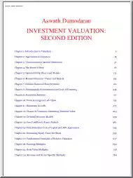 Aswath Damodaran - Investment valuation, second edition