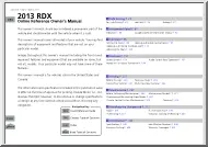 Acura RDX, 2013 owners manual