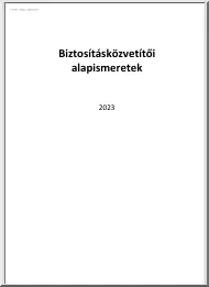 Biztosításközvetítői alapismeretek