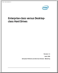 Enterprise class versus desktop class hard drives
