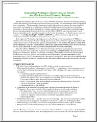 Regionalizing Washingtons Rural Technology Initiative into a Northwest Forest Technology Program