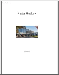 College for Creative Studies, Student Handbook