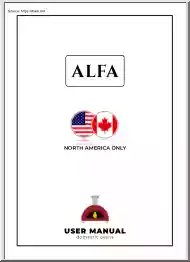 Alfa, User Manual Domestic Ovens