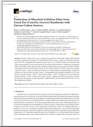 Production of Microbial Cellulose Films from Green Tea Kombucha with Various Carbon Sources