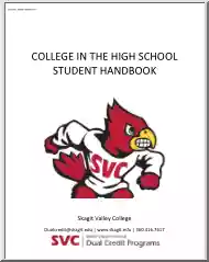 College in the High School, Student Handbook