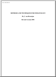 J. van Bezooijen - Methods and Techniques for Nematology