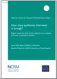 How Many Qualitative Interviews is Enough