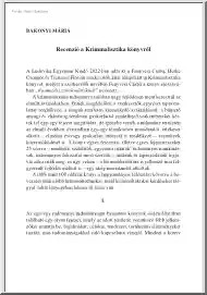 Bakonyi Mária - Recenzió a Kriminalisztika könyvről