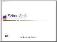 Dr. Lipovszki György - Szimuláció