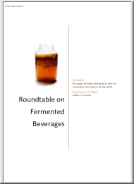Roundtable on Fermented Beverages