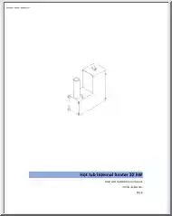 Hot Tub Internal Heater 30 kW, User and Maintenance Manual