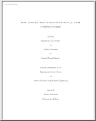 Swapnil Pravin Bansode - Modeling of multibody dynamics in formula SAE vehicle suspension systems