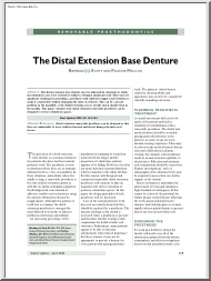 Brendan-Pauline - The distal extension base denture