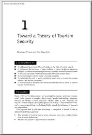 Abraham-Yoel - Toward a Theory of Tourism Security