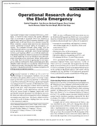 Fitzpatrick-Decroo-Draguez - Operational Research during the Ebola Emergency