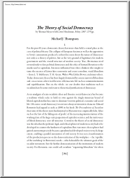Meyer-Hinchman - The Theory of Social Democracy