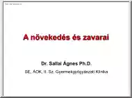Dr. Sallai Ágnes - A növekedés és zavarai