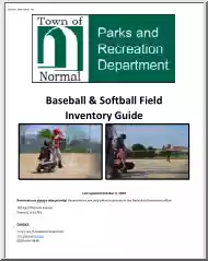 Baseball and Softball Field Inventory Guide