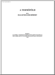 Ballenegger Róbert - A termőföld