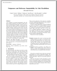 Colin-Matthew-Jared - Uniqueness and reference immutability for safe parallelism