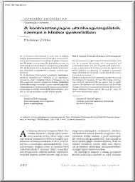 Harkányi Zoltán - A kontrasztanyagos ultrahangvizsgálatok szerepe a klinikai gyakorlatban