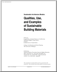 Kim-Rigdon - Qualities, Use, and Examples of Sustainable Building Materials