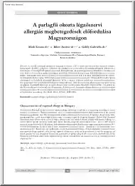 A parlagfű okozta légzőszervi allergiás megbetegedések előfordulása Magyarországon