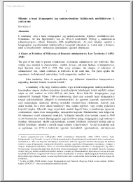 Koi Gyula - Pillantás a hazai közigazgatási jog tankönyvirodalmi fejlődésének mérföldköveire I, 1854-1948