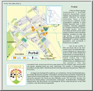 Perbál térképe és rövid története