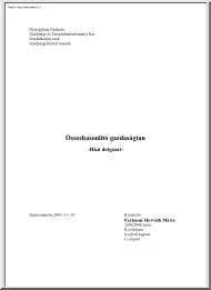 Farkasné Horváth Mária - Gazdasági helyzet és közigazgatás az Európai Unióban