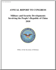 Military and Security Developments involving the Peoples Republic of China, 2010