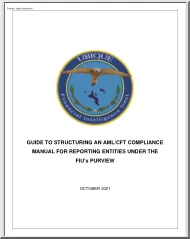 Guide to Structuring an AML CFT Compliance Manual for Reporting Entities under the FIUs Purview