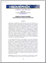 Illési Zsolt - Krimináltechnika szerepe az informatikai védelem területén