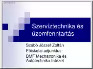 Szabó József Zoltán - Motor alkatrészek javítása