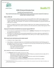 COVID-19 Vaccine Information Sheet